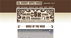 Desktop Screenshot of cowboysupplyhouse.com
